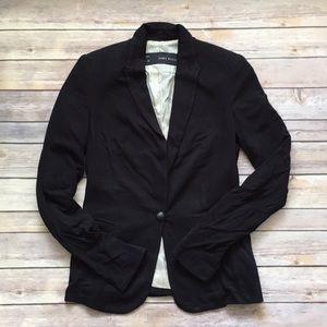 Zara Ponte Fabric Blazer